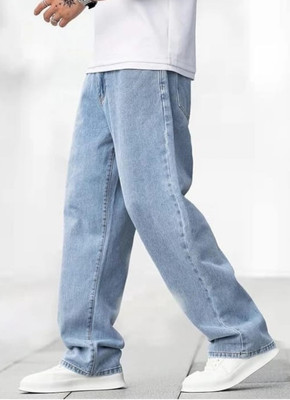 zaba Loose Fit Men Light Blue Jeans