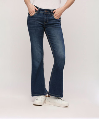 Pepe Jeans Boot-Leg Women Dark Blue Jeans