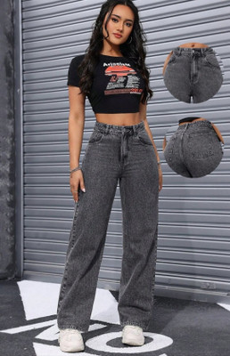 METRONAUT Flared Women Grey Jeans