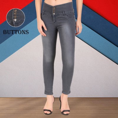 SAVITA FASHION WEAR Slim Women Grey Jeans