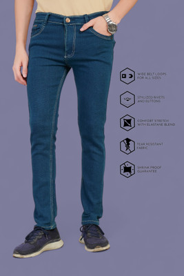 Lzard Regular Men Dark Green Jeans