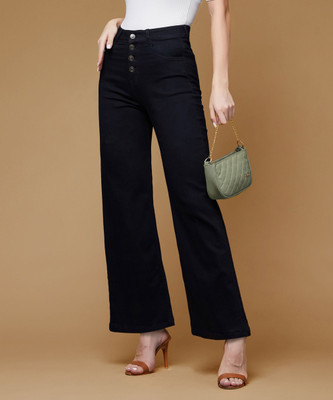 Miss Chase Straight Fit Women Black Jeans