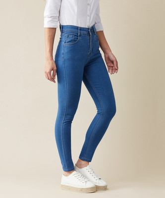 Miss Chase Skinny Women Blue Jeans
