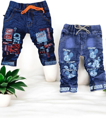 EASTWARDS Relaxed Fit Baby Boys Blue Jeans(Pack of 2)