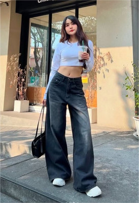 REPO ENTERPRISE Relaxed Fit Women Black Jeans