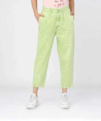 Tokyo Talkies Regular Women Green Jeans