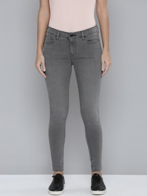 LEVI'S Super Skinny Women Grey Jeans