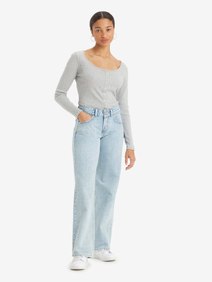 LEVI'S Flared Women Light Blue Jeans