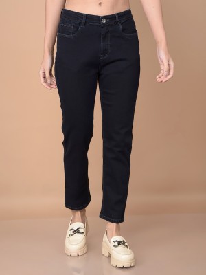 CRIMSOUNE CLUB Straight Fit Women Dark Blue Jeans