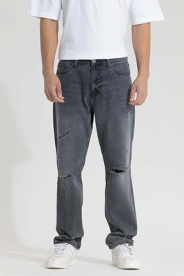 Snitch Regular Men Grey Jeans