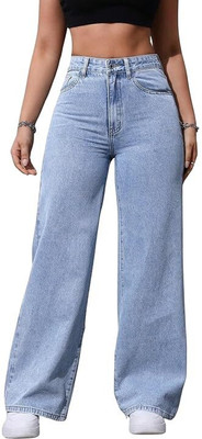 VK Fashion Straight Fit Women Light Blue Jeans