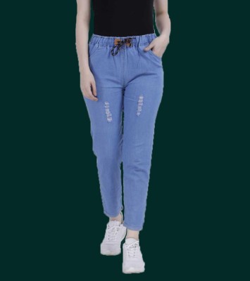 JM JAKMY FASHION Jogger Fit Women Light Blue Jeans