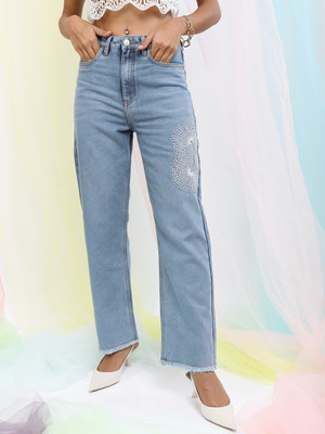 Tokyo Talkies Regular Women Light Blue Jeans