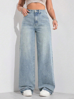 Aahwan Relaxed Fit Women Blue Jeans