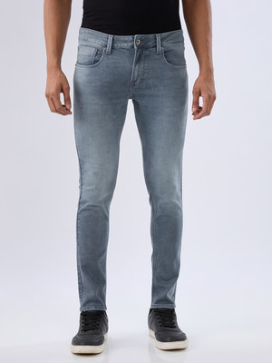 Spykar Slim Men Grey Jeans