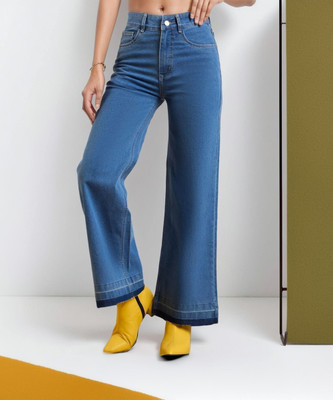 AA-HA! Regular Women Light Blue Jeans