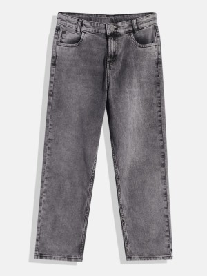 HERE&NOW Tapered Fit Boys Black Jeans