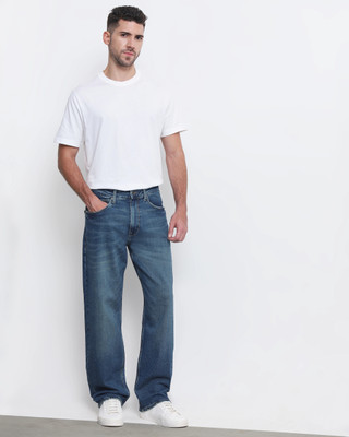 MUFTI Loose Fit Men Blue Jeans
