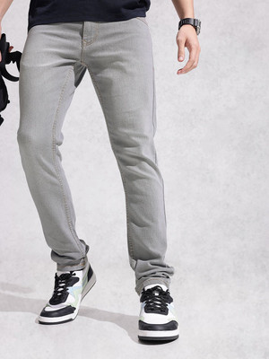 WROGN Slim Men Grey Jeans