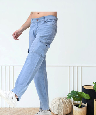 BLUESETTE Loose Fit Men Light Blue Jeans