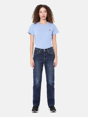 LEVI'S Straight Fit Women Blue Jeans