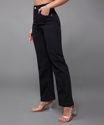 Miss Chase Straight Fit Women Black Jeans