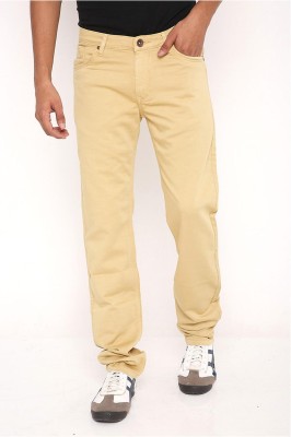 Scotlane Regular Men Yellow Jeans