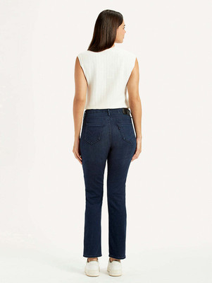 LEVI'S Straight Fit Women Dark Blue Jeans