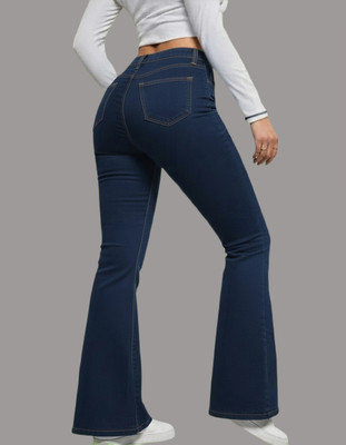 Dollfashion Boot-Leg Women Blue Jeans