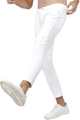 bolper Relaxed Fit Men White Jeans