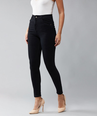 DOLCE CRUDO Skinny Women Black Jeans