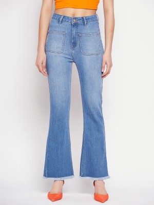 MADAME Tapered Fit Women Light Blue Jeans