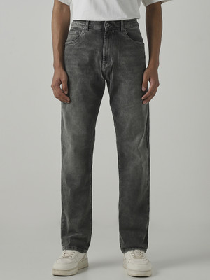 MUFTI Straight Fit Men Dark Grey Jeans