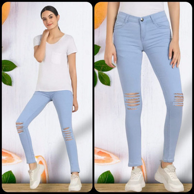 1DAYSTREET Skinny Women Light Blue Jeans