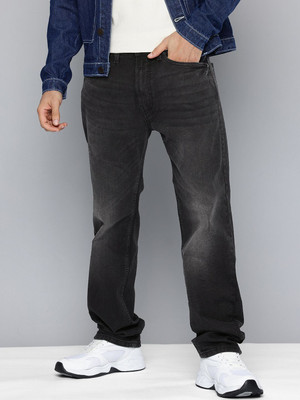 LEVI'S 505 Straight Fit Men Black Jeans
