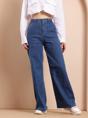 Mast & Harbour Loose Fit Women Blue Jeans