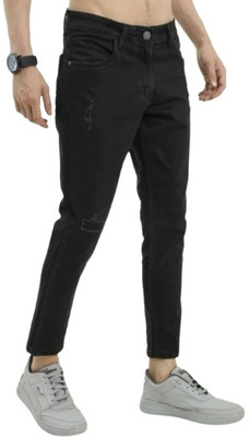 KAZAMAJEANS Regular Men Black Jeans