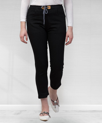 DenimStory Regular Women Black Jeans