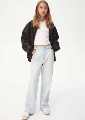 Thekids Relaxed Fit Girls Blue Jeans