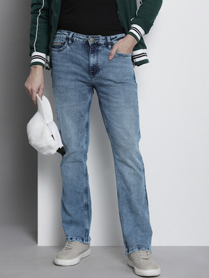 The Indian Garage Co. Boot-Leg Men Light Blue Jeans