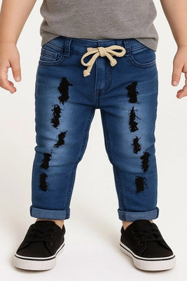 TRIP MART Regular Boys & Girls Blue Jeans
