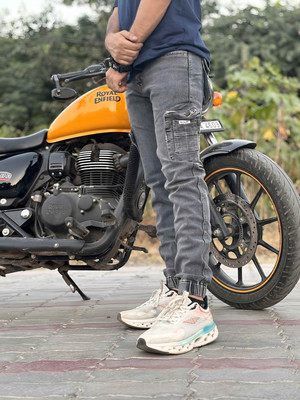 ROLPH Jogger Fit Men Grey Jeans
