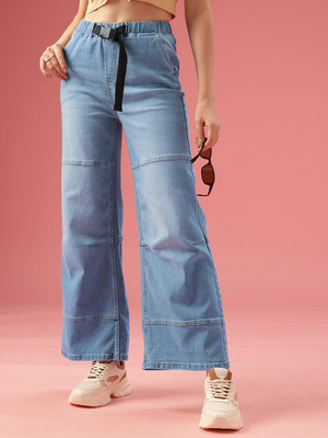 Dressberry Tapered Fit Women Blue Jeans