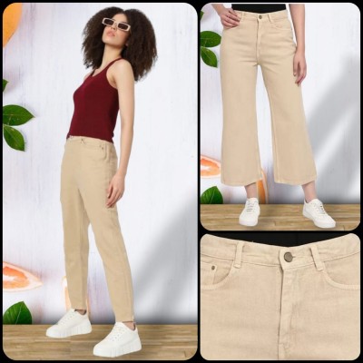 Perfect Outlet Regular Women Beige Jeans