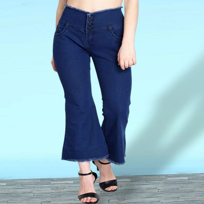 1DAYSTREET Regular Women Dark Blue Jeans