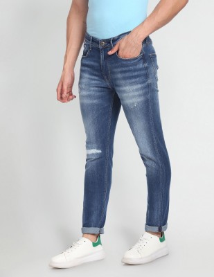 FLYING MACHINE Tapered Fit Men Blue Jeans