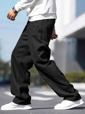 Every Choice Loose Fit Men Black Jeans