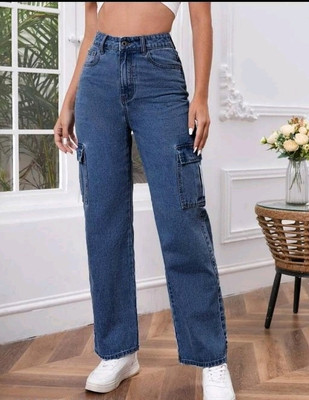 HouseOfCommon Boyfriend Women Dark Blue Jeans