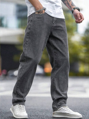HOKER Straight Fit Men Grey Jeans
