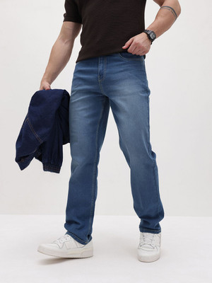 Roadster Straight Fit Men Blue Jeans